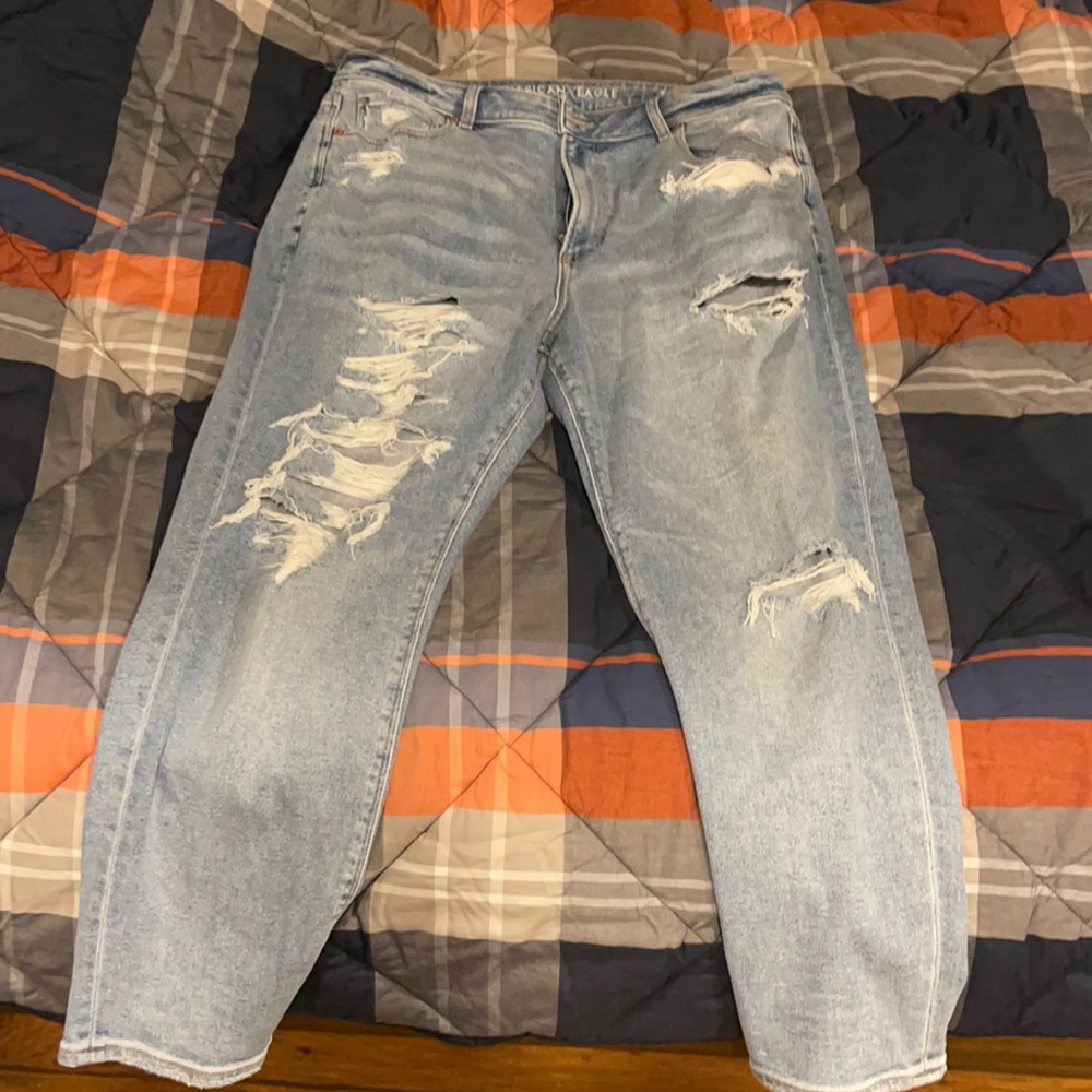Size 14 Short Mom Jeans from American Eagle
